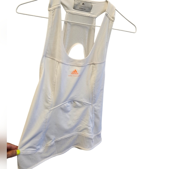 Adidas Stella Mccartney Barricade White Athletic Tank Top - Picture 3 of 5